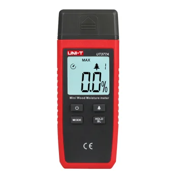 Medienos drėgmės matuoklis UNI-T UT377A, raudonas / pilkas