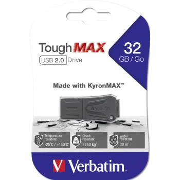 USB atmintinė Verbatim ToughMAX, 32 GB, USB 2.0