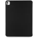 Atverčiamasis dėklas Karl Lagerfeld iPad Pro 13\" 2024 Saffiano Magnetic Karl & Choupette, juodas