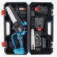21V Cordless Mini Chainsaw with Brushless Motor, 2 Batteries and Case