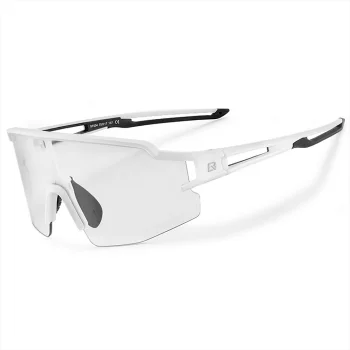 Rockbros 10172FW fotochrominiai dviratininkų akiniai, balti