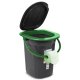 GreenBlue GB320BG nešiojamas tualetas, juodas/žalias