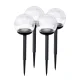 Ilumen LS-103 Solar LED Globe Lamps 4 vnt. skaidrios