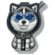 Magnetinis pakabukas-stovas Nimmy Cool&Cute 2.0 Wolf, juodas
