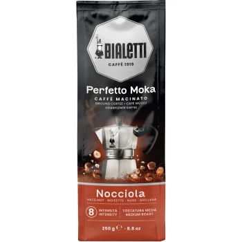 Bialetti Perfetto Moka Nocciola hazelnut ground coffee, 250 g