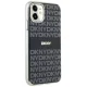 DKNY dėklas iPhone 11 / XR IML Mono & Stripe MagSafe, juodas