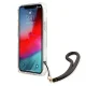 Guess iPhone 12 mini dėklas Marble Collection, pilkas