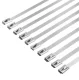 Stainless Steel Cable Ties 150x4.6mm, 100 pcs