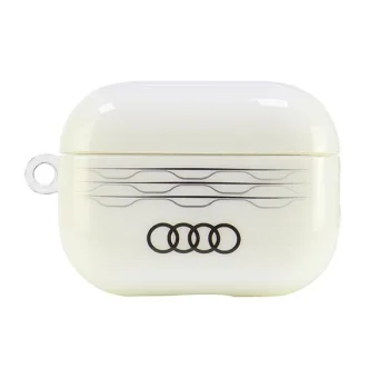 Audi IML Geometric Pattern Case for AirPods Pro 2 White