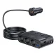 3mk Car Power Splitter PD 120W automobilinis įkroviklis, juodas