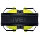 Uvex K20 HiViz apsauginės ausinės, SNR 33 dB, žalios / juodos