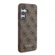Guess dėklas Samsung Galaxy S24 telefonui 4G Metal Gold Logo, rudas