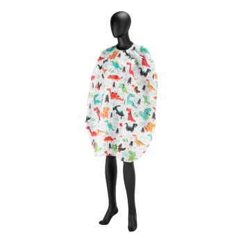Activeshop J-122 Kids Hairdressing Cape with Dinosaurs