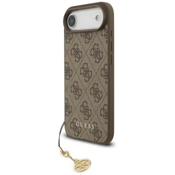 Guess 4G Charms Collection MagSafe Case for iPhone 17 Air - Brown
