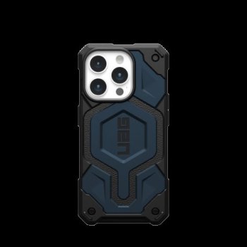 UAG Monarch Pro dėklas su MagSafe skirtas iPhone 15 Pro, tamsiai mėlynas