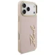 Karl Lagerfeld Karl Script Logo dėklas iPhone 17 Pro Max, rožinis