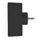 Tinklo šakotuvas Maclean MCE249 F/B 2 lizdai, 2x USB-A 18W, 2x USB-C PD 20W, juodas