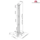 Maclean MC-517 S lubinis projektoriaus laikiklis, iki 10kg, sidabrinis