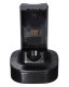 Xbox 360 controller battery charging station with 2 spare batteries, black