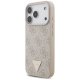 Guess 4G Strap Triangle Logo MagSafe dėklas skirtas iPhone 17 Pro, rožinis