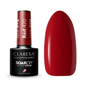 Claresa RED 420 Hybrid Nail Polish, 5g