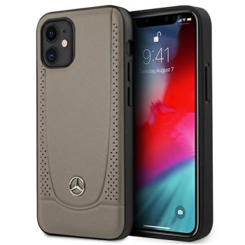 Mercedes iPhone 12 mini dėklas Urban Line, rudas