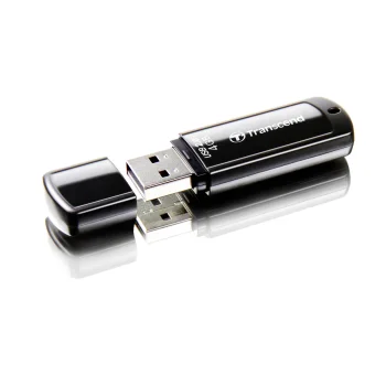 USB atmintinė Transcend JetFlash 350 4 GB USB 2.0, juoda