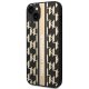 Karl Lagerfeld Monogram Stripe dėklas, skirtas iPhone 14 Plus, rudas