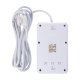 Maitinimo ilgintuvas Maclean MCE393 W, 4 lizdai, 3x USB, 2500W, 3 m, baltas
