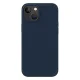 Uniq Lino silikoninis dėklas, skirtas iPhone 14 Plus / 15 Plus, mėlynas