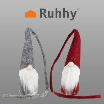 Ruhhy Christmas Gnomes, Standing, Set of 2