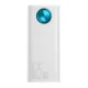 Išorinė baterija Baseus Amblight 30000mAh 65W, balta