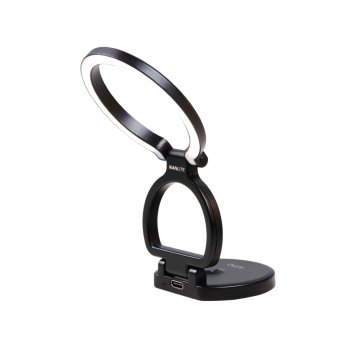 Žiedinė LED lemputė Nanlite Lumo, juoda