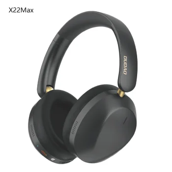 Belaidės ant ausų dedamos Bluetooth ausinės Dudao X22 Max su ANC, juodos