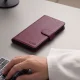 Tech-Protect Wallet atverčiamas dėklas Samsung Galaxy A26 5G / A17 4G / 5G - bordo
