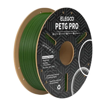 ELEGOO PETG Pro 3D spausdintuvo plastikas 1.75 mm 1 kg, alyvuogių žalia