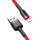 Baseus Cafule Cable Nylon Braided USB / Lightning QC3.0, 2A, 3M, Red