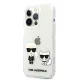 Karl Lagerfeld Karl & Choupette dėklas, skirtas iPhone 13 Pro Max, skaidrus