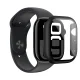 AmazingThing Radix Glass dėklas laikrodžiui Apple Watch 42mm, juodas