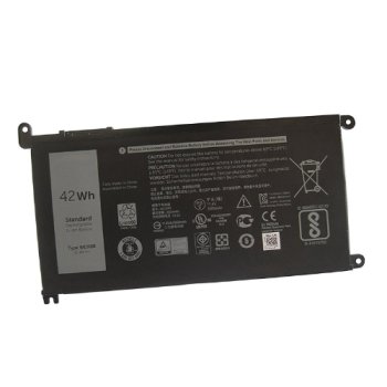 Originali Dell WDX0R nešiojamojo kompiuterio baterija, 42 Wh, juoda