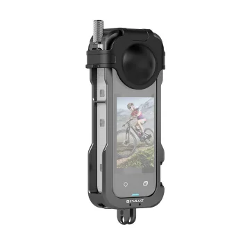 PULUZ metalinis apsauginis rėmelis su lęšio dangteliu Insta360 X4 (PU981B)
