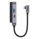 Baseus PadJoy 6in1 USB-C šakotuvas telefonui ir planšetei, tamsiai pilkas