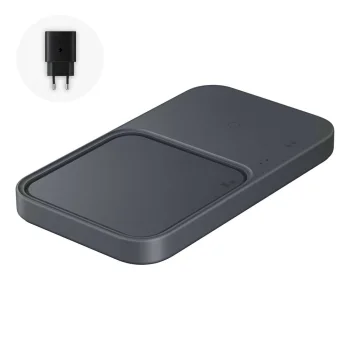 Belaidis įkroviklis Samsung Duo EP-P5400TBEGEU 15W su įkrovikliu, juodas