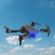 E99 Pro RC Drone with Dual 720P Camera and Case, Graphite
