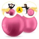 4FIZJO Peanut Air Ball Exercise Ball 45x90 cm, Pink