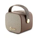 Guess 4G Leather Script Logo Mini Bluetooth garsiakalbis, rudas