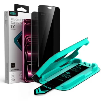 Apsauginis stiklas ESR UltraFit Armorite Privacy, iPhone 18 Pro