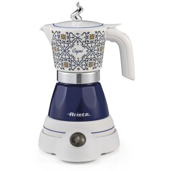 Elektrinis kavinukas Ariete 1358CA Moka Capri, baltas / mėlynas