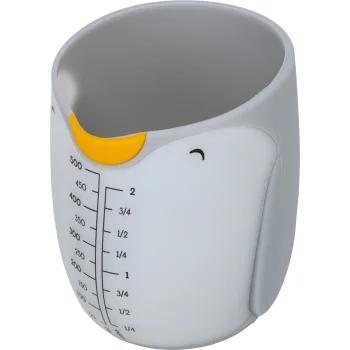 OTOTO Penny silikoninis matavimo indas 500 ml, pilkas