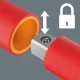Wera 410 i VDE B RA VDE izoliuotas T formos rankenos atsuktuvas-adapteris 3/8\"